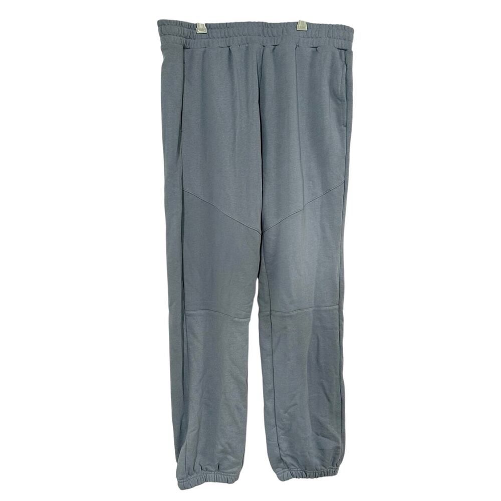 NAKED WARDROBE Slate Blue Joggers Jogging Pants Pockets Loungewear - Sz L - NWT